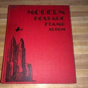 MODERN POSTAGE STAMP ALBUM 1938 book